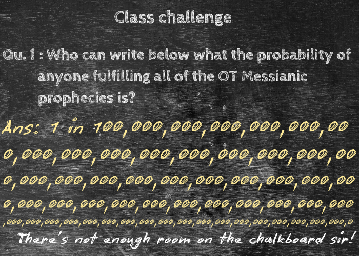 What are the odds of that?